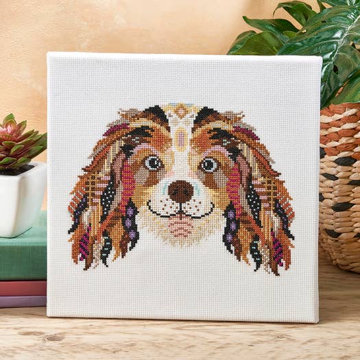 Mandala King Charles Spaniel Pattern