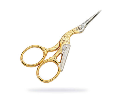 Stork Gold Embroidery Scissors 9 cm
