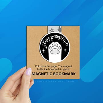 Stay Pawsitive Bookmark
