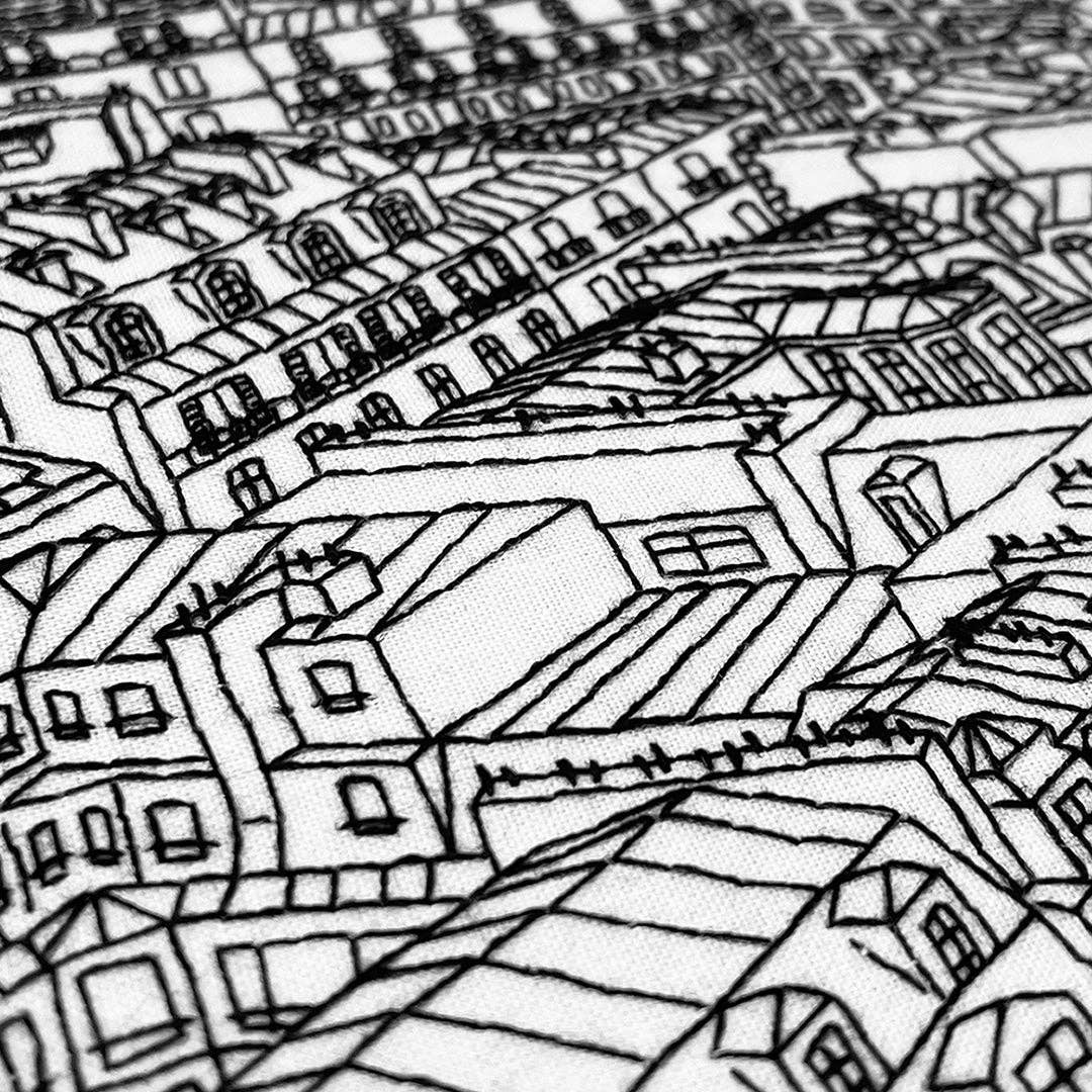 Rooftops of Paris Embroidery Kit