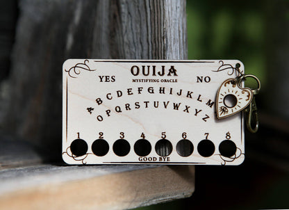 Ouija Board Maple Wood Embroidery Floss Storage Holder