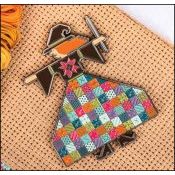 Quilted Witch Needle Minder