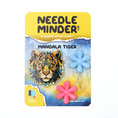 Mandala Tiger - Magnetic Needle Minder Set #1