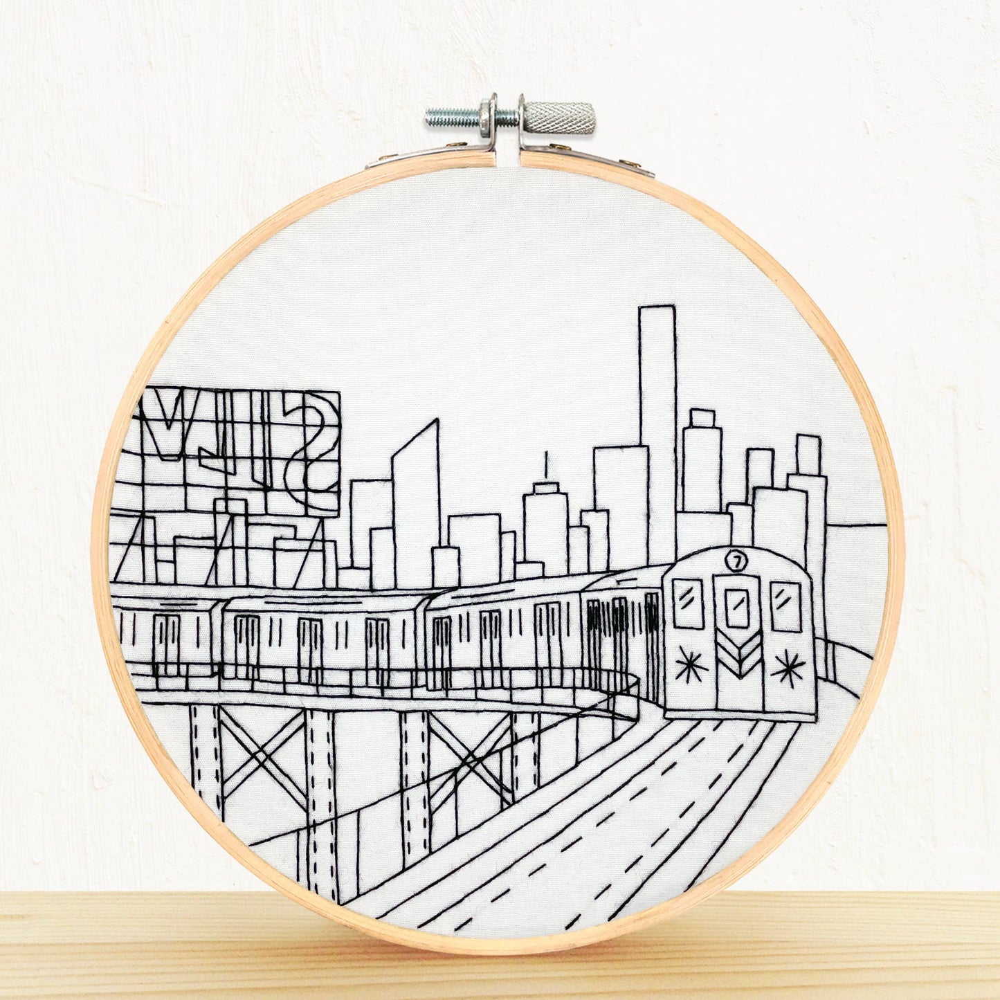 New York City Subway Embroidery Kit