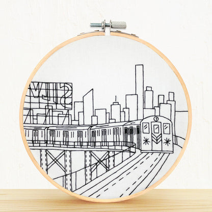 New York City Subway Embroidery Kit