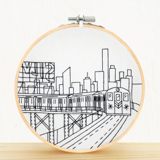 New York City Subway Embroidery Kit