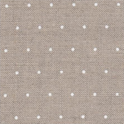 36 ct Petit Point Raw with White Dots Linen #32171399