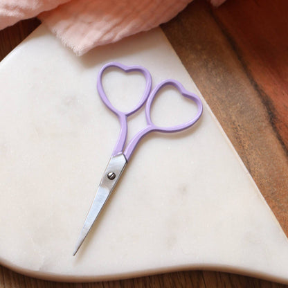 Heart Embroidery Thunderstorm Scissors