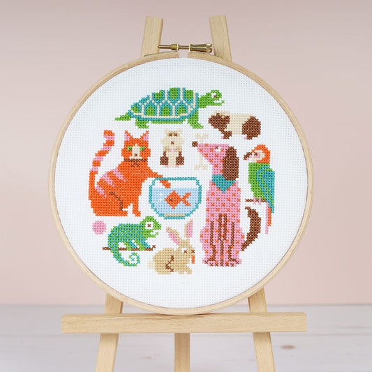 Playful Pets Cross Stitch Kit