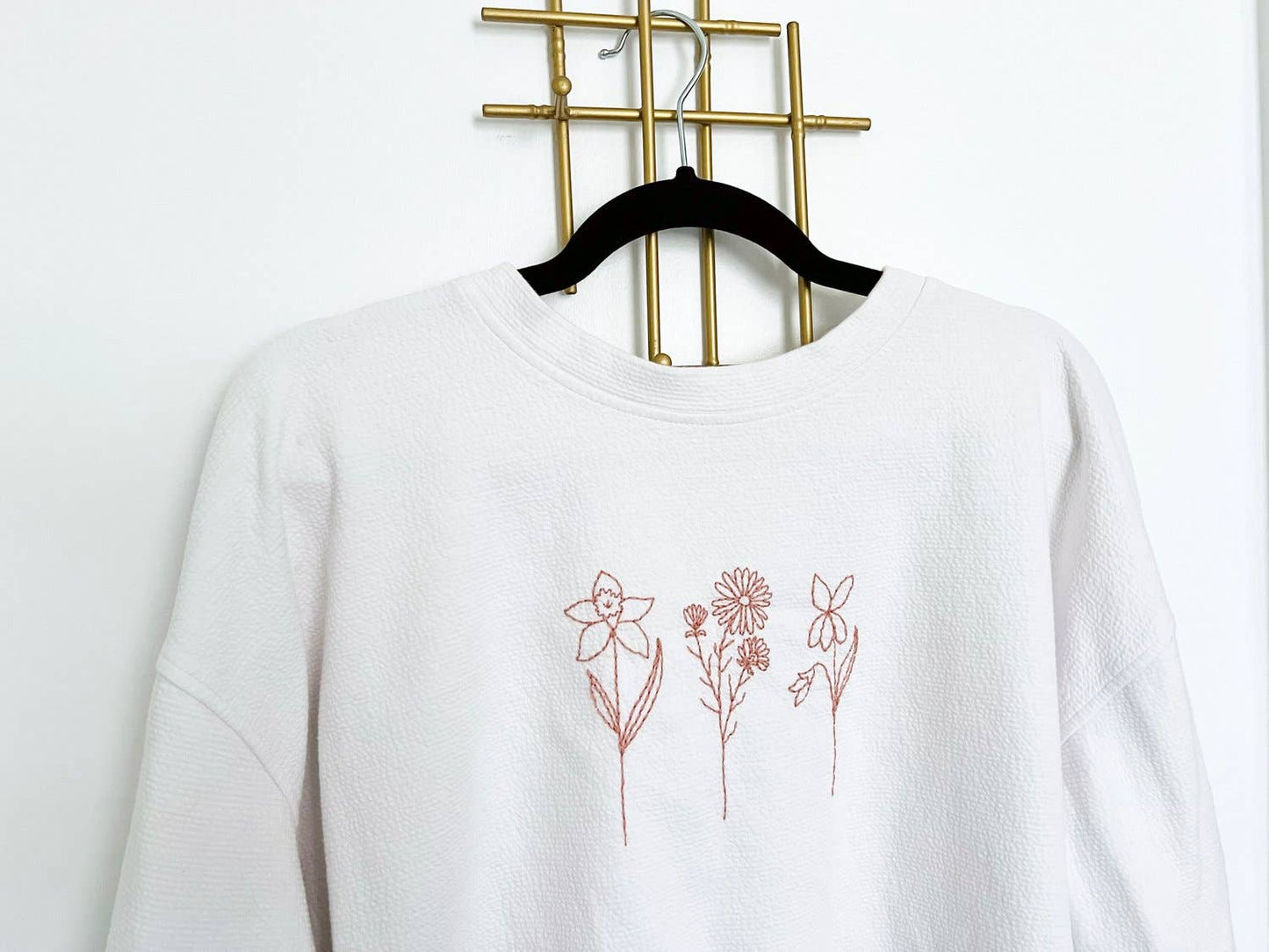 Birth Month Flowers Stick & Stitch Embroidery Pack