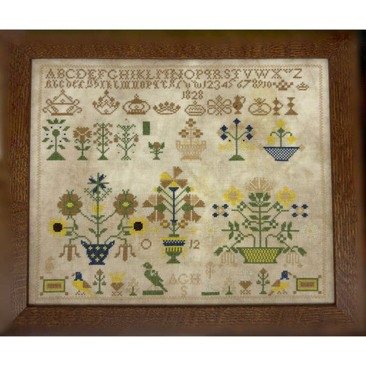 Flowers and Crowns Pattern