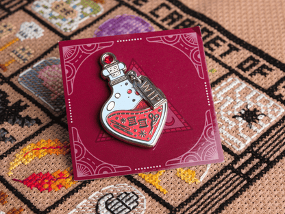 Rode Toverdrank Fles Needle Minder