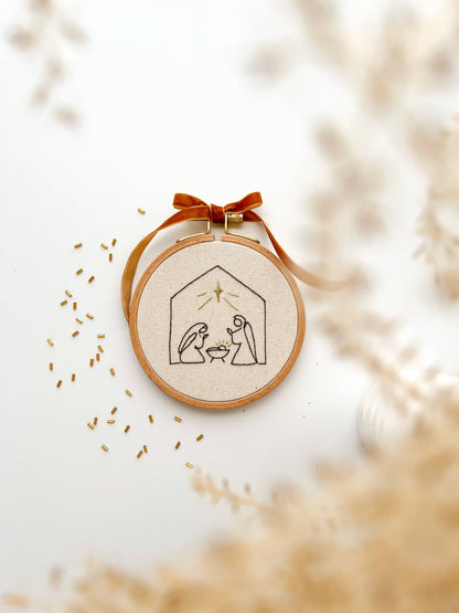 Nativity Scene Embroidery Kit