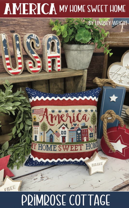 America My Home Sweet Home Pattern