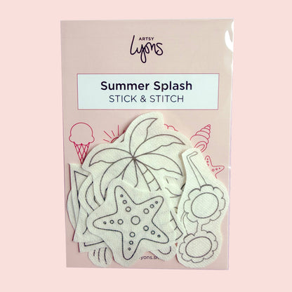 Summer Splash Stick & Stitch Embroidery Pack