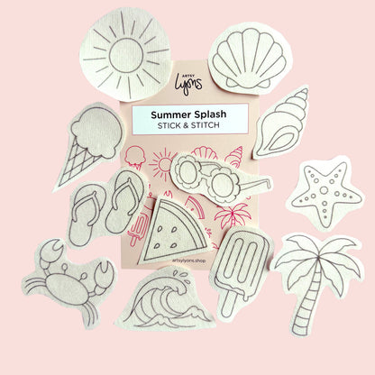 Summer Splash Stick & Stitch Embroidery Pack