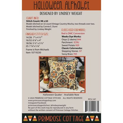 Halloween Alphabet Pattern