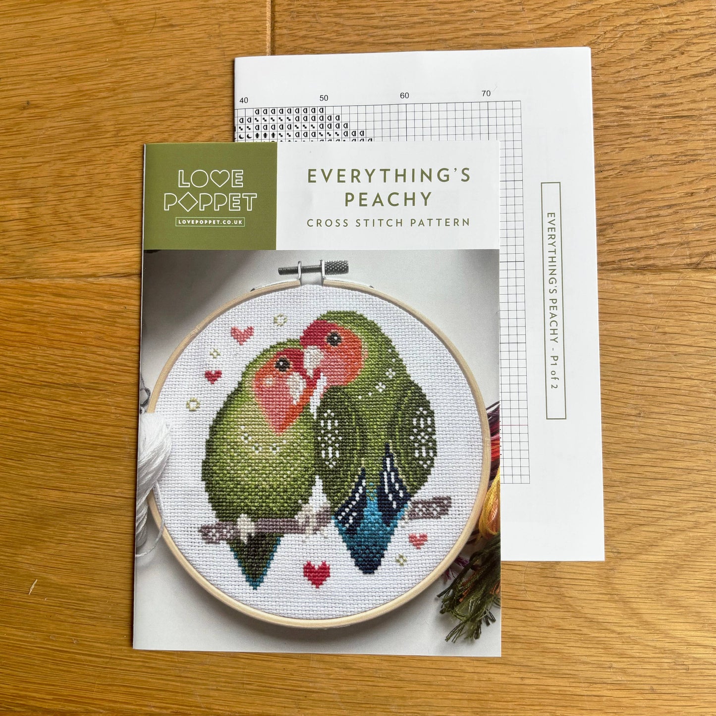 Everything's Peachy Cross Stitch Kit