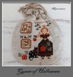 Queen of Halloween Pattern