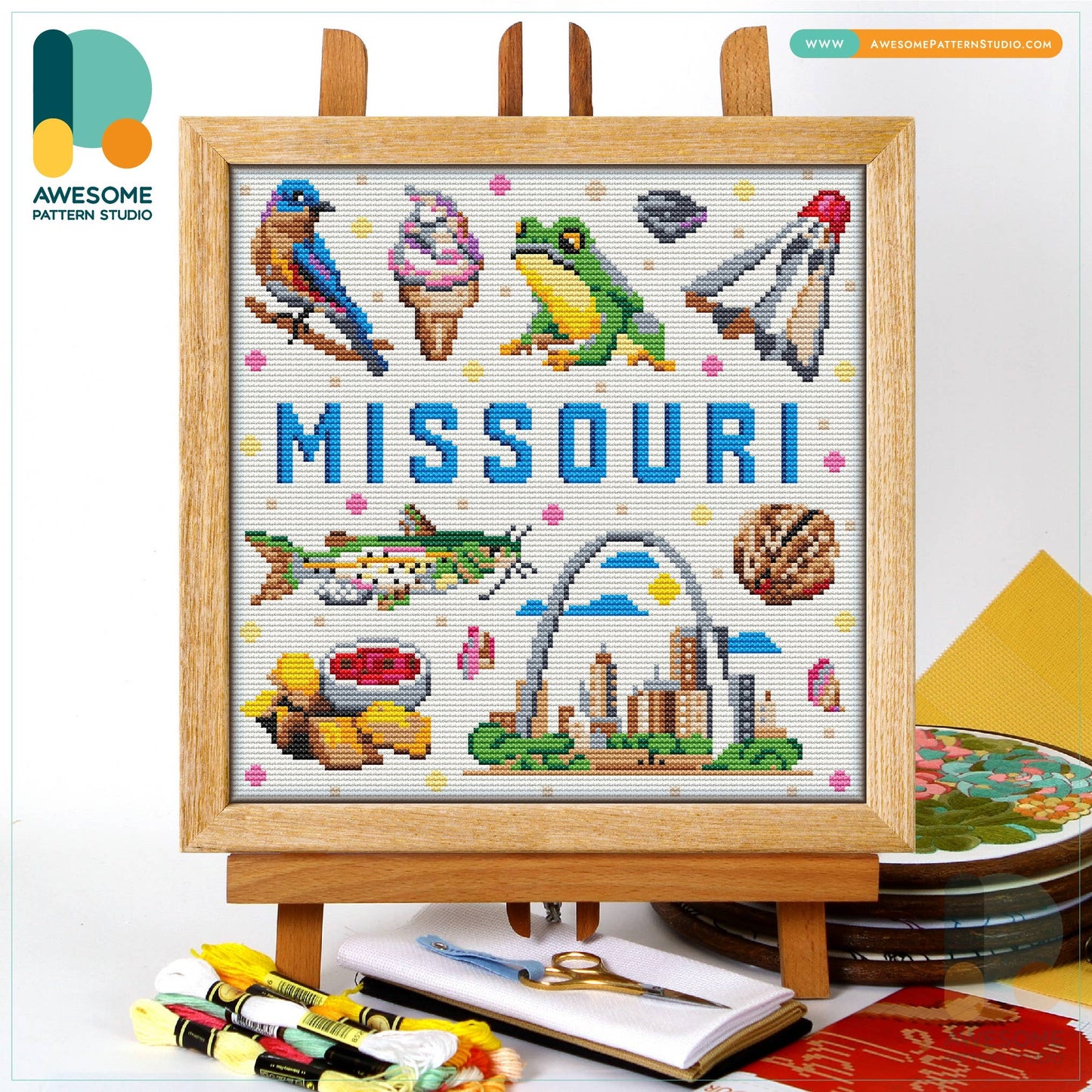 CS1915-1 Missouri Collection Cross Stitch Kit
