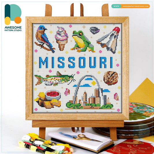 CS1915-1 Missouri Collection Cross Stitch Kit