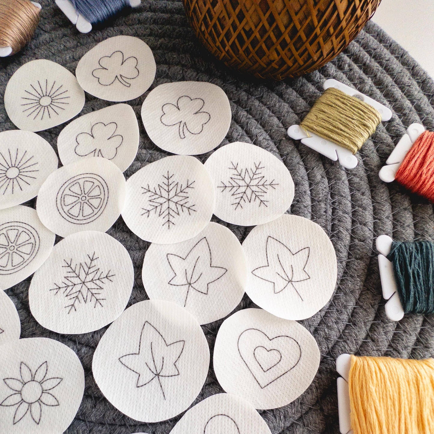 Mini Stick and Stitch Embroidery Sampler Pattern