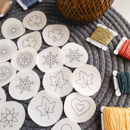 Mini Stick and Stitch Embroidery Sampler Pattern