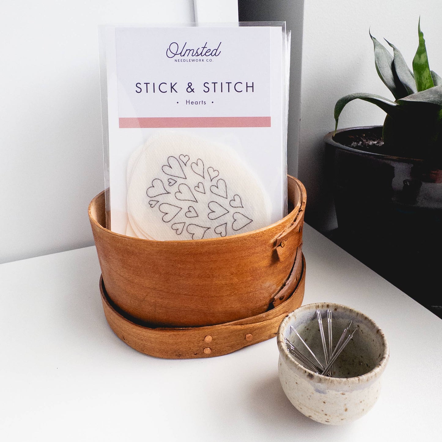 Hearts Stick and Stitch Embroidery Patterns