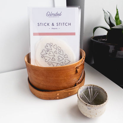 Hearts Stick and Stitch Embroidery Patterns