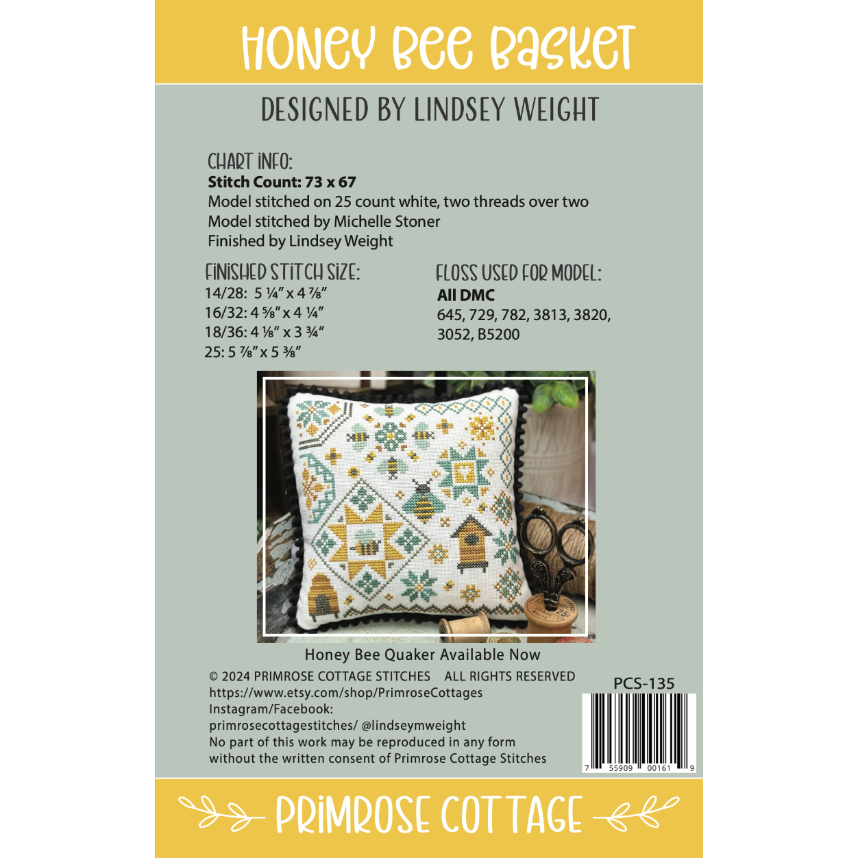 Honey Bee Basket Pattern