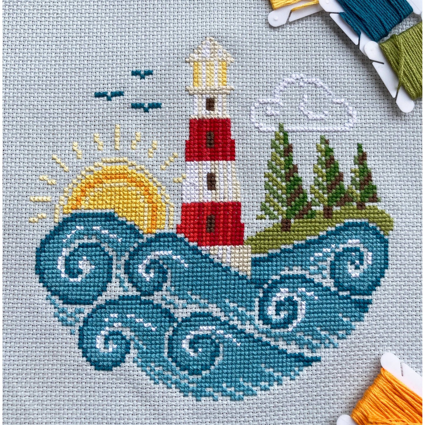Going Coastal Cross Stitch Kit
