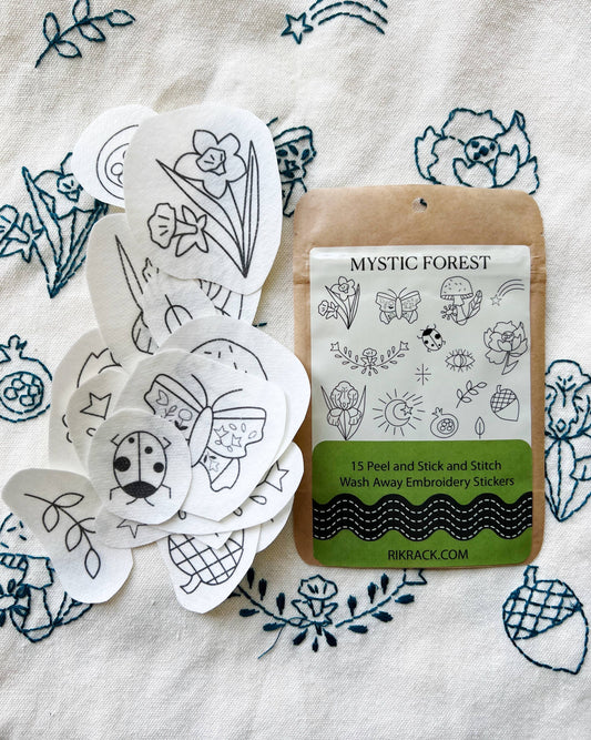 Mystic Forest Stick and Stitch Embroidery Patterns