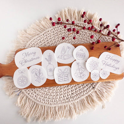 Stick and Stitch Christmas Embroidery Patterns