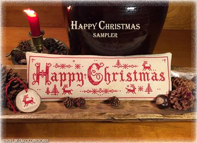 Happy Christmas Sampler Pattern