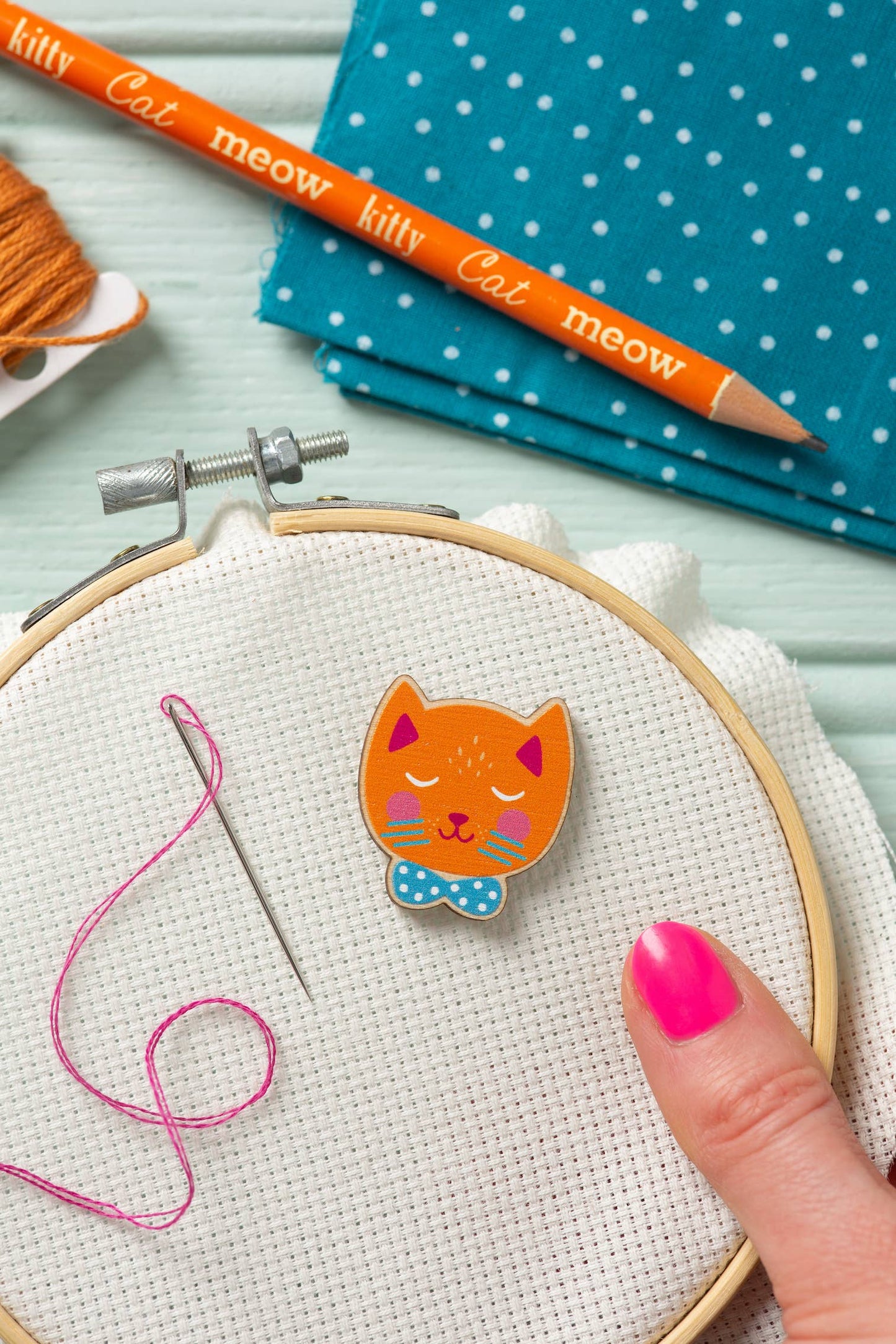 Cat Magnetic Needle Minder