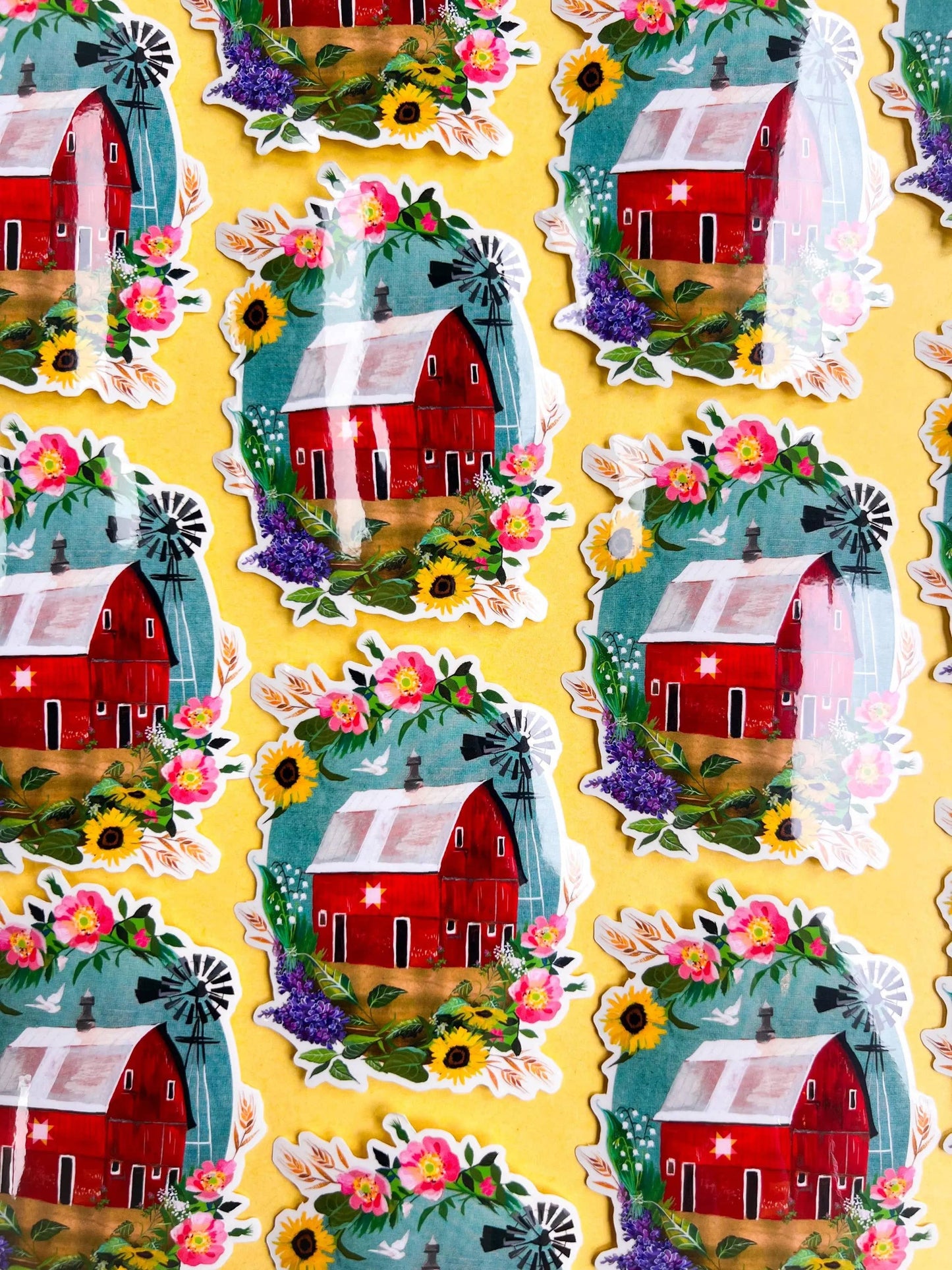 Barn Clear Sticker