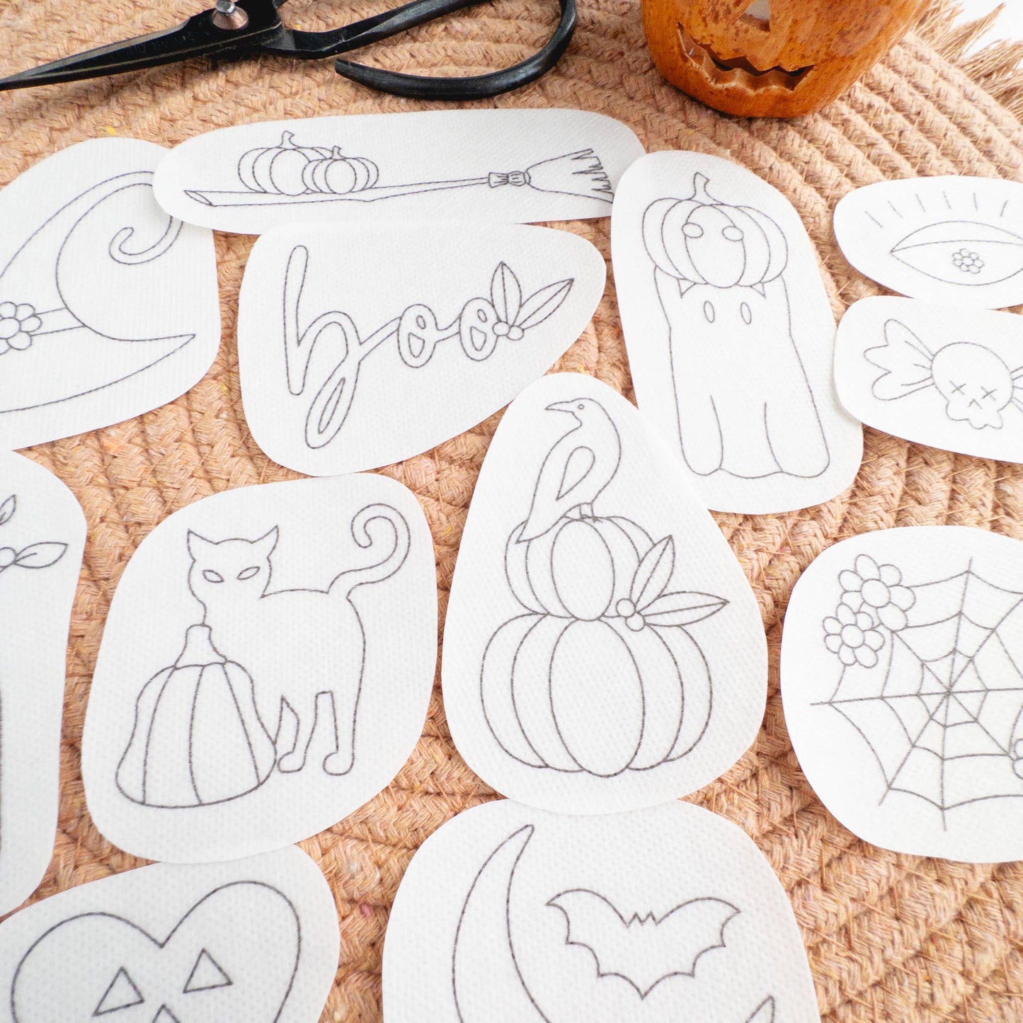 Stick & Stitch Halloween Embroidery Pattern