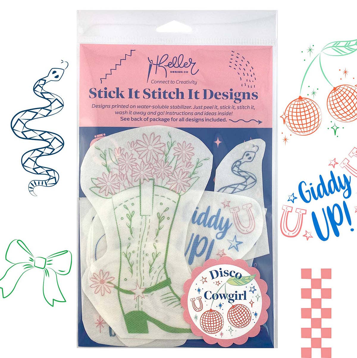 Stick It Stitch It Patterns Disco Cowgirl