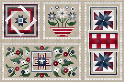 Red White & Blue Smalls by Erin Elizabeth Designs