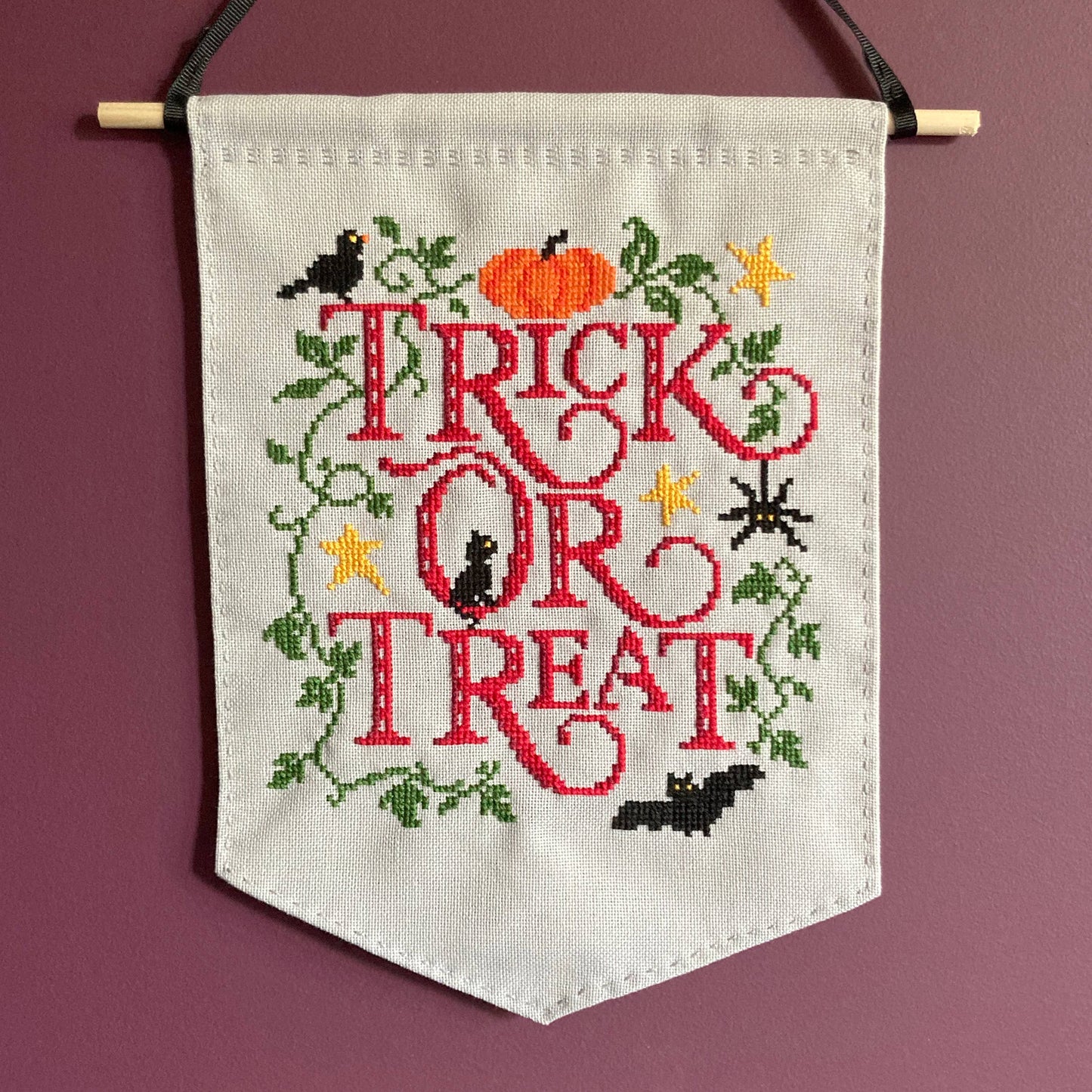 Trick or Treat Cross Stitch Kit