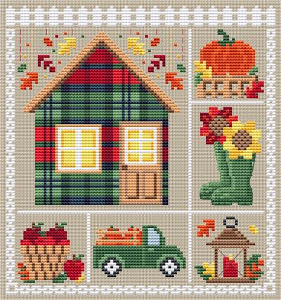 Fall Cabin Pattern