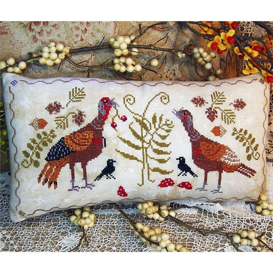 Flirting Turkeys Pattern