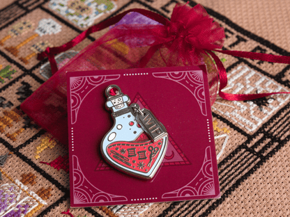 Rode Toverdrank Fles Needle Minder