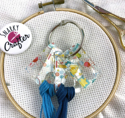 Acrylic Floss Drops Sewing Notions