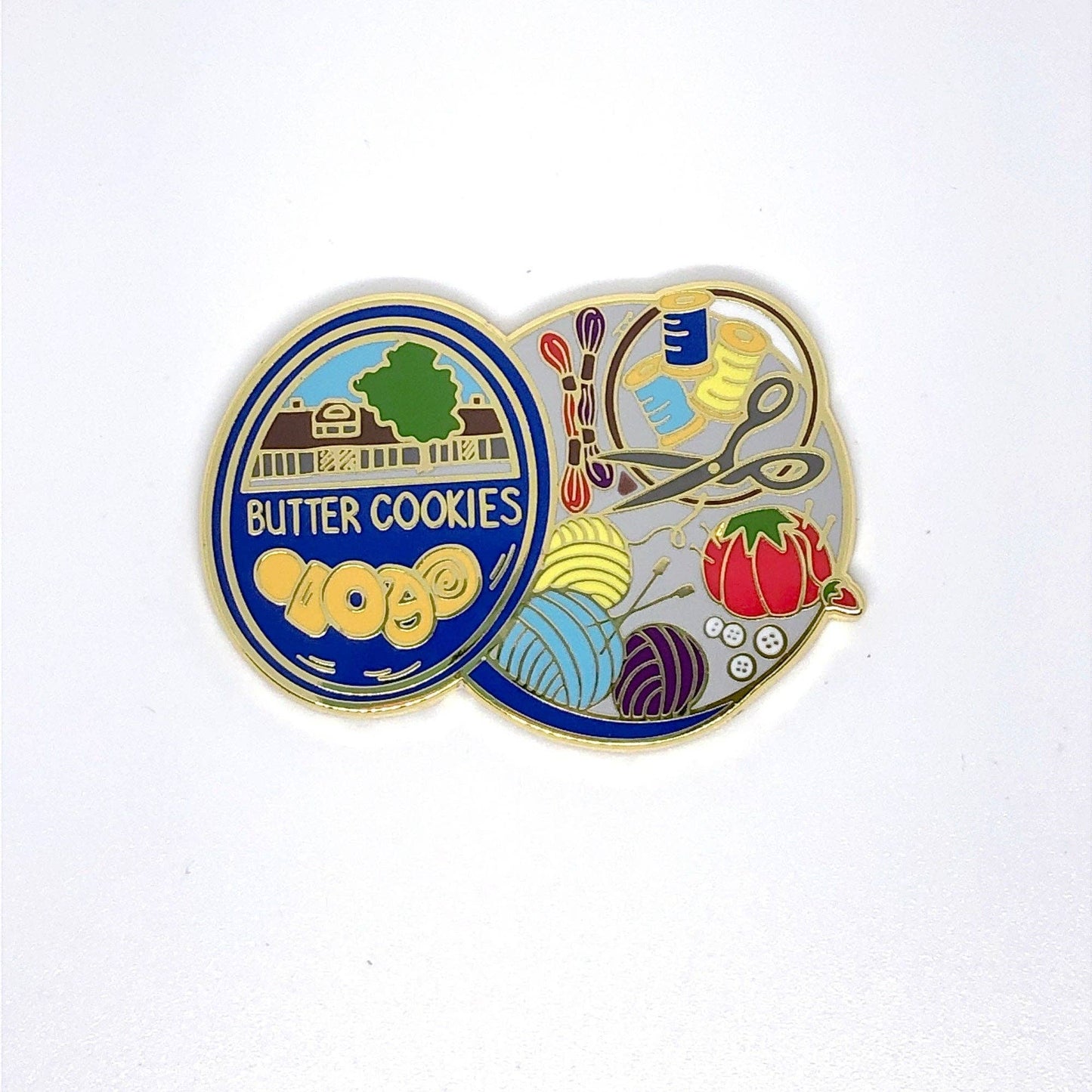 Cookie Tin Needle Minder