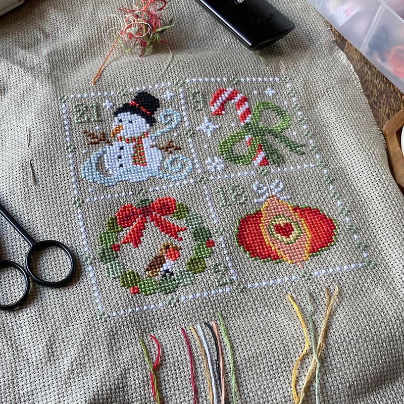 Feeling Festive Advent Cross Stitch Kit