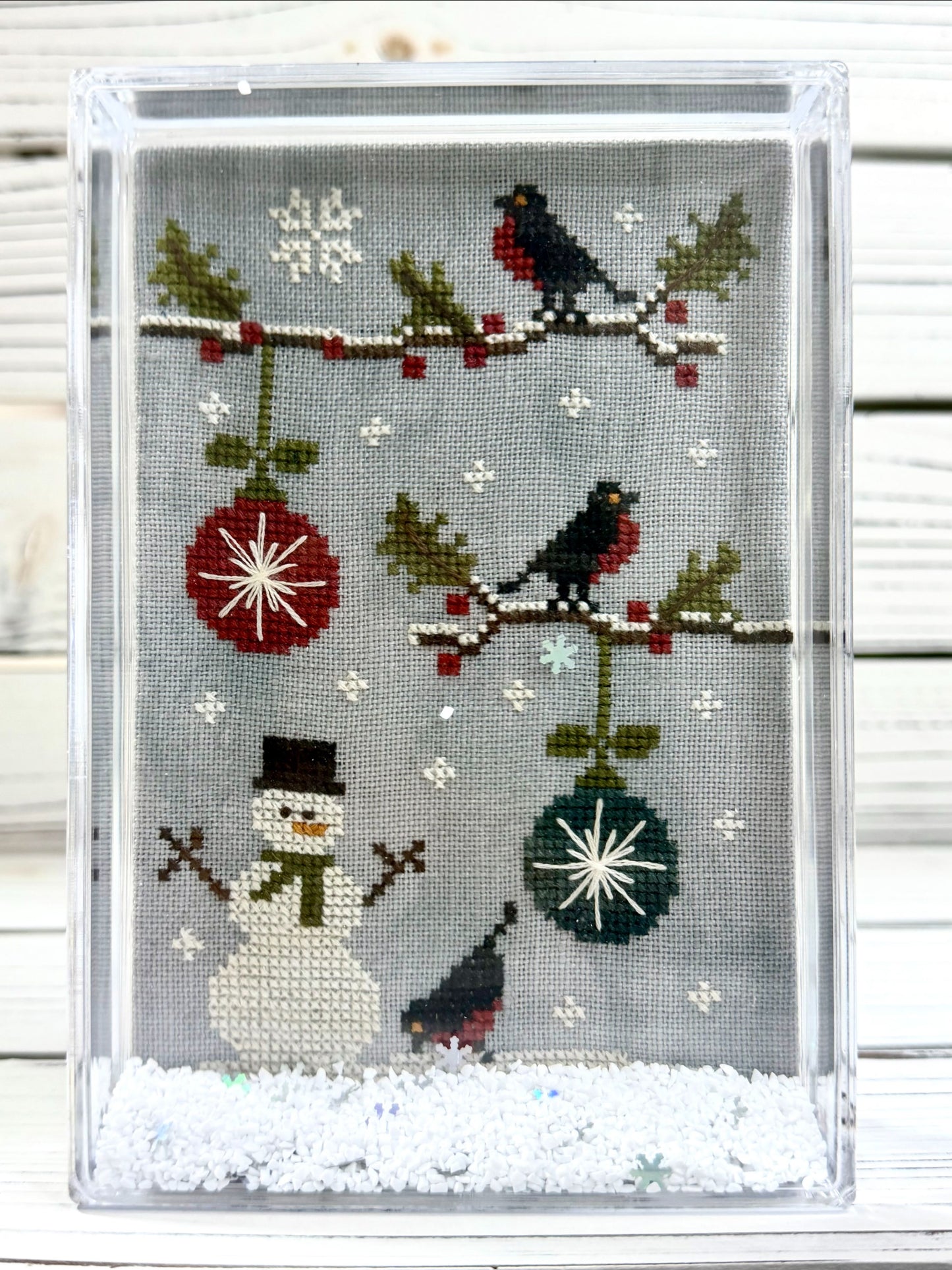 Let it Snow Snowglobe Pattern