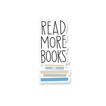 Read More Books Vinyl Sticker