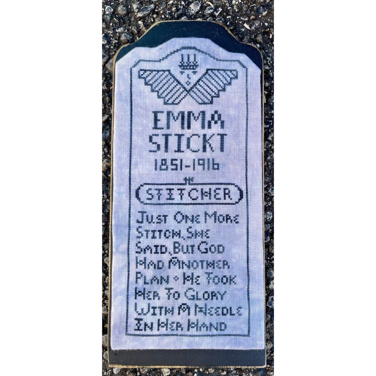 Tombstone 2 Emma Stickt Pattern