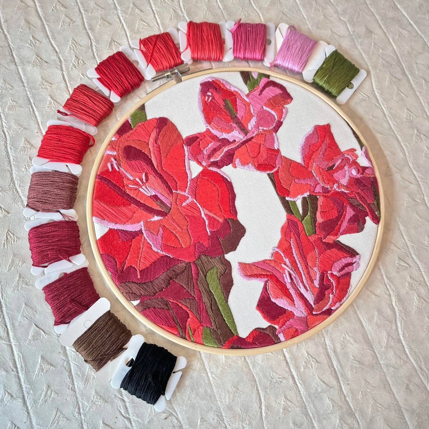 Embroidery Kit Gladiolus